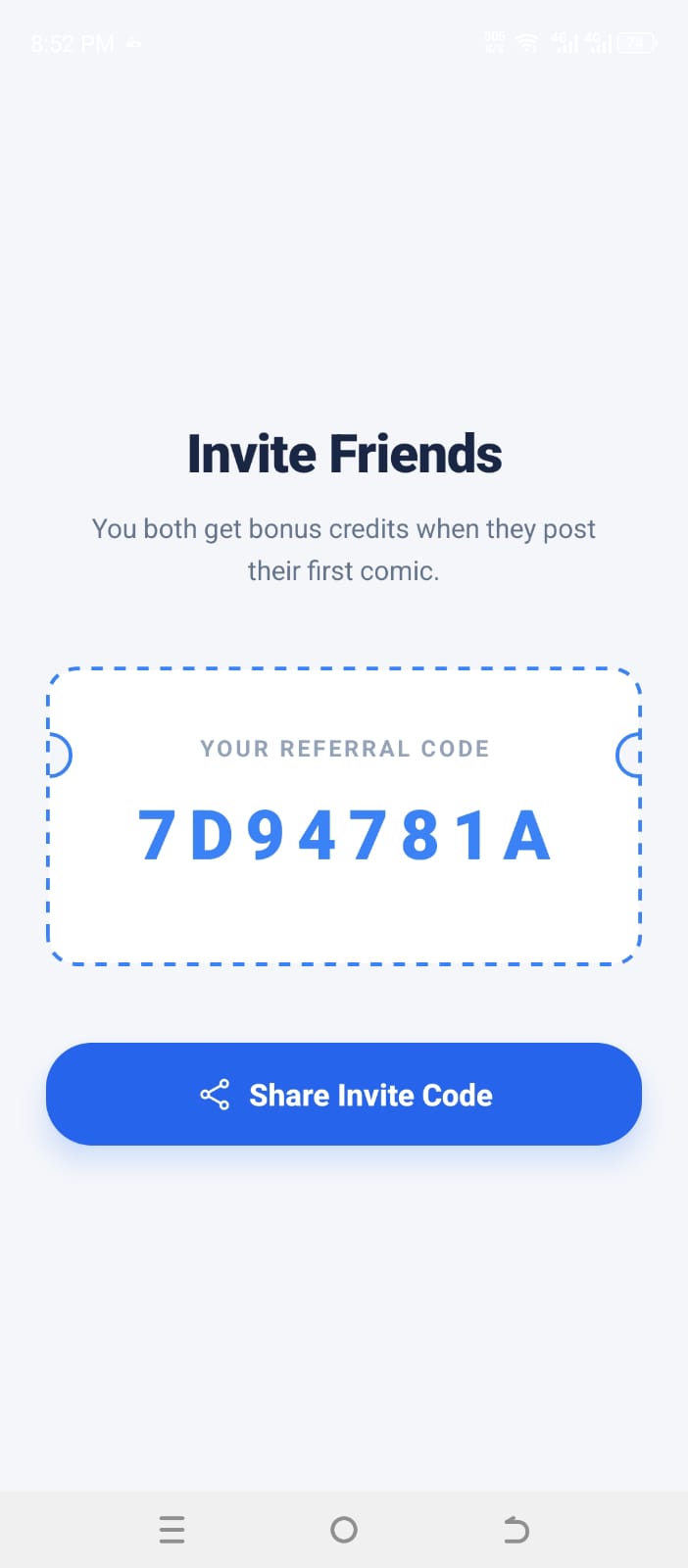 Invite friends